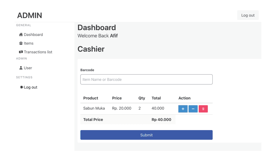 Simple POS App